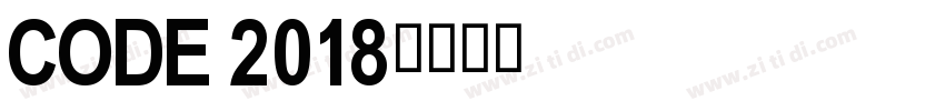 code 2018字体转换